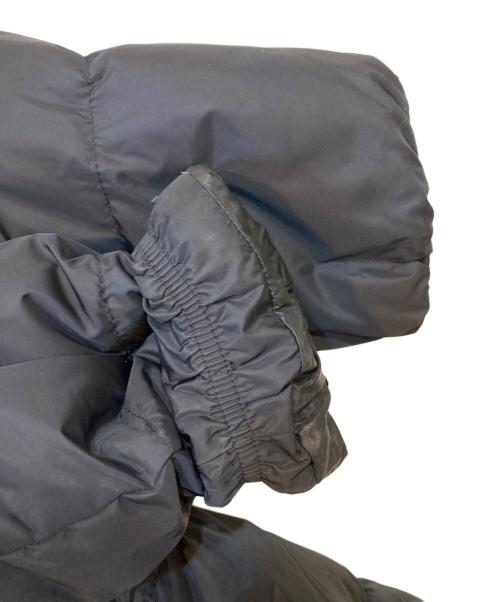 COACH（コーチ）COACH (コーチ) ラムファー フード付ダウンコート ブラック サイズ:Mの古着・服飾アイテム