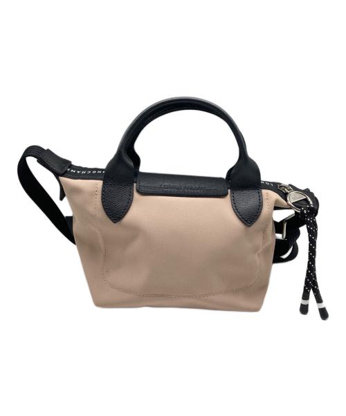 LONGCHAMP（ロンシャン）LONGCHAMP (ロンシャン) プリアージュ エナジー XS トップハンドルバッグ ベージュ サイズ:なしの古着・服飾アイテム