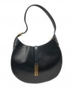 POLO RALPH LAURENポロ・ラルフローレン）の古着「Polo ID レザー スモール ショルダー バッグ」｜ブラック