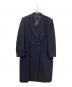 Yves Saint Laurent（イヴサンローラン）の古着「カシミヤ混 ダブルチェスターコート」｜ネイビー