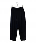 theoryセオリー）の古着「Double Knit LT N PO PLT Carrot K FE パンツ」｜ブラック