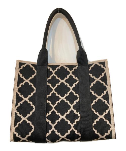 TOCCA（トッカ）TOCCA (トッカ) CHECKER CLOVER KNITBAG/チェッカークローバーニットバッグ ブラック サイズ:なしの古着・服飾アイテム