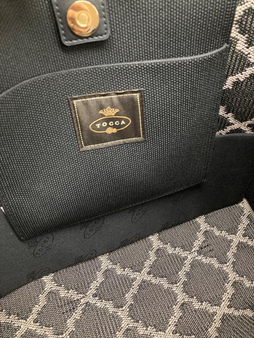 TOCCA（トッカ）TOCCA (トッカ) CHECKER CLOVER KNITBAG/チェッカークローバーニットバッグ ブラック サイズ:なしの古着・服飾アイテム