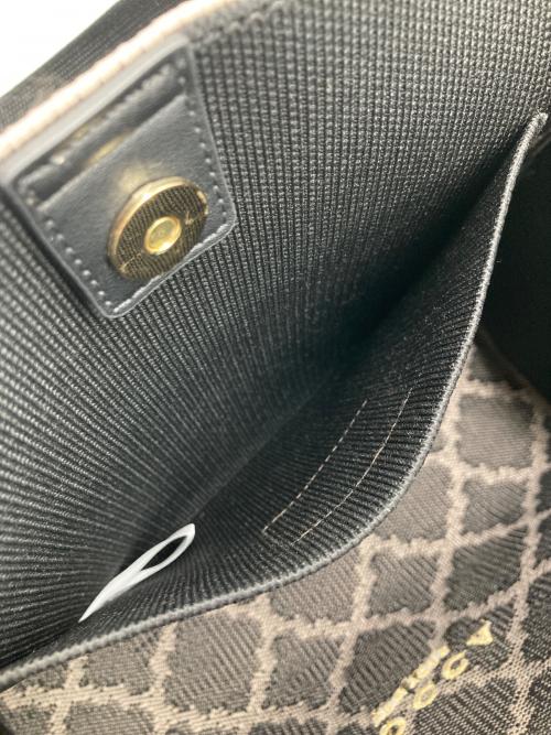 TOCCA（トッカ）TOCCA (トッカ) CHECKER CLOVER KNITBAG/チェッカークローバーニットバッグ ブラック サイズ:なしの古着・服飾アイテム