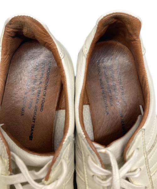 reproduction of found（リプロダクションオブファウンド）reproduction of found (リプロダクションオブファウンド) 1700L GERMAN MILITARY TRAINER /ジャーマンミリタリートレーナーローカットスニーカー ホワイト サイズ:24.5㎝の古着・服飾アイテム