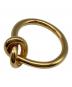 CELINE（セリーヌ）の古着「ノット リング / ゴールドフィニッシュ ブラス」｜ゴールド