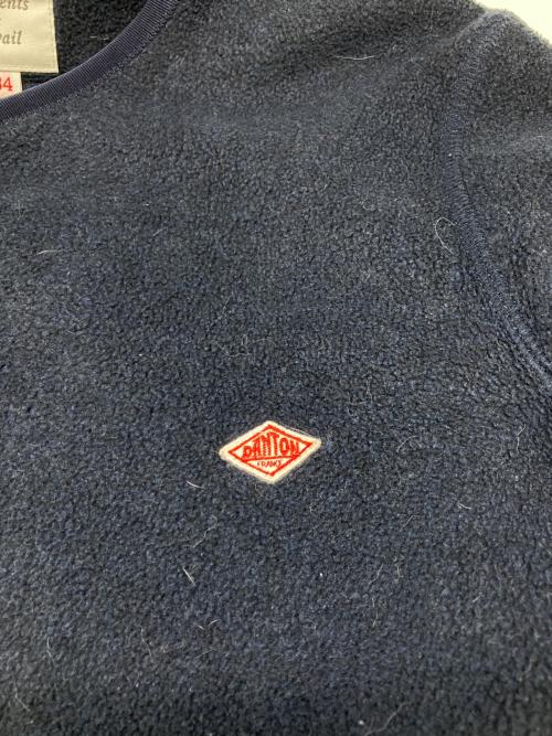 DANTON（ダントン）DANTON (ダントン) FLEECE COLLARLESS JACKE/フリースノーカラージャケットT ネイビー サイズ:34の古着・服飾アイテム