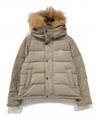 DANTONダントン）の古着「SHORT DOWN JACKET」｜ベージュ