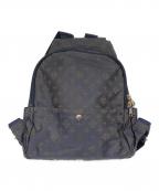 russetラシット）の古着「レザーナイロンバックパック」｜ネイビー