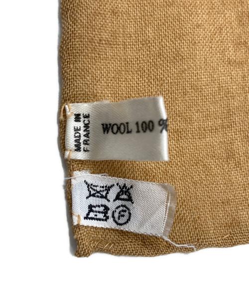HERMES（エルメス）HERMES (エルメス) カレ90 Cuivreries 銅細工 ウールスカーフ ブラウン×ベージュの古着・服飾アイテム