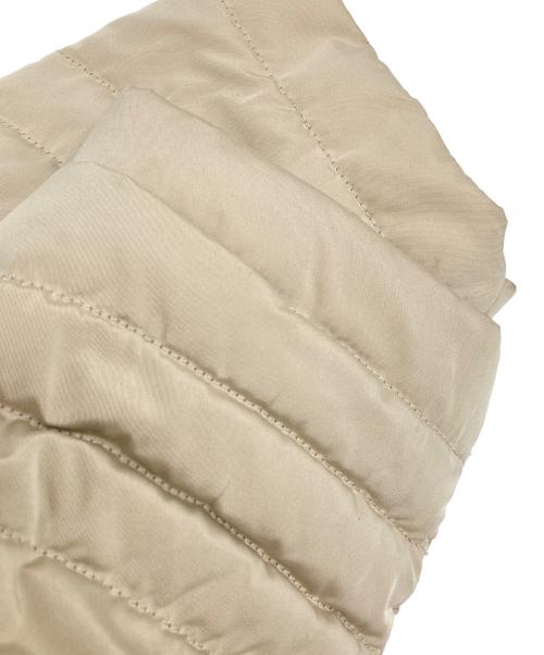 MONCLER（モンクレール）MONCLER (モンクレール) TANZ タンツ ファーフーデッド ジップアップ ダウンジャケット ベージュ サイズ:1の古着・服飾アイテム