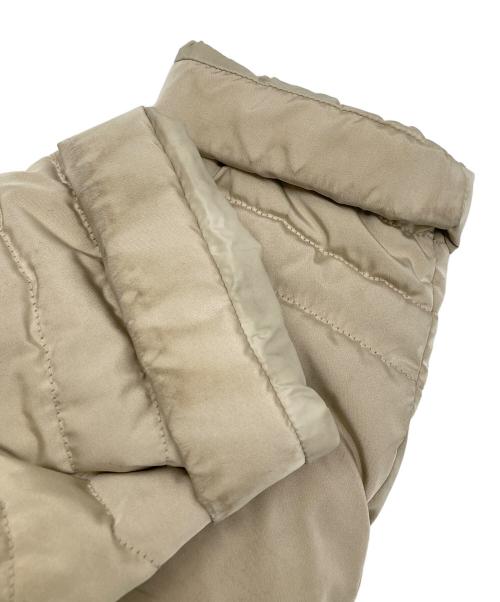 MONCLER（モンクレール）MONCLER (モンクレール) TANZ タンツ ファーフーデッド ジップアップ ダウンジャケット ベージュ サイズ:1の古着・服飾アイテム