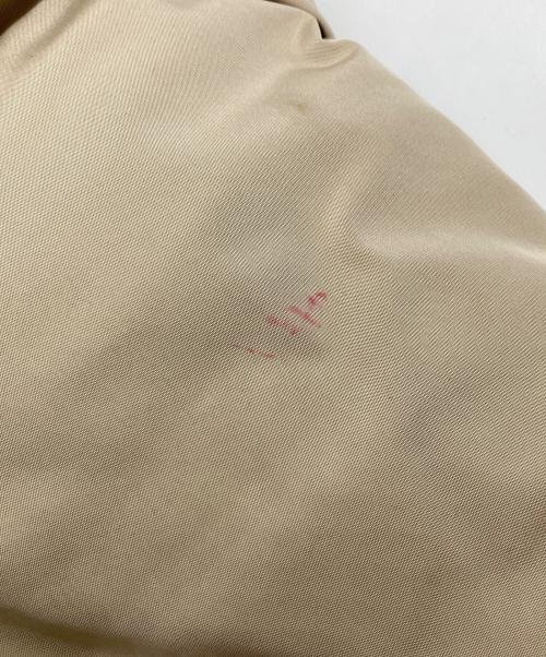 MONCLER（モンクレール）MONCLER (モンクレール) TANZ タンツ ファーフーデッド ジップアップ ダウンジャケット ベージュ サイズ:1の古着・服飾アイテム