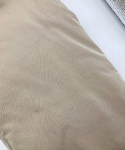 MONCLER（モンクレール）MONCLER (モンクレール) TANZ タンツ ファーフーデッド ジップアップ ダウンジャケット ベージュ サイズ:1の古着・服飾アイテム