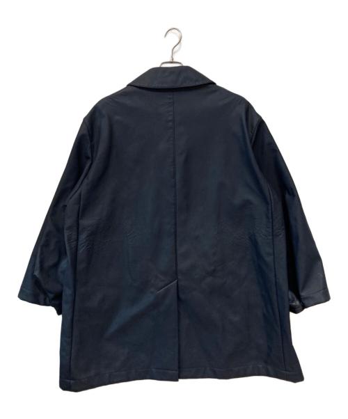 FUMITO GANRYU（フミトガンリュウ）FUMITO GANRYU (フミトガンリュウ) TRAPEZE SOUTIENCOLLAR COAT/トラペーズ ステンカラーコート ネイビー サイズ:1の古着・服飾アイテム