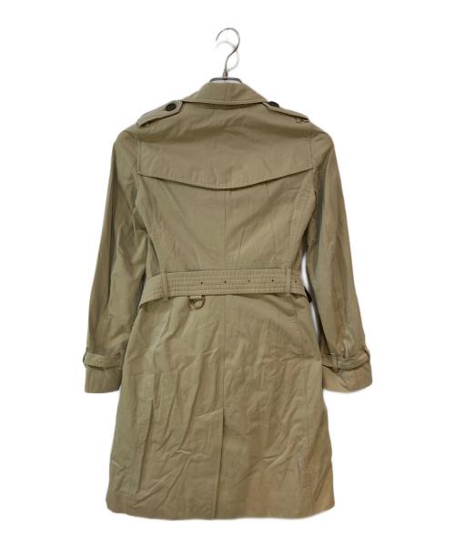 BURBERRY（バーバリー）BURBERRY (バーバリー) KENSINGTON LONG ケンジントントレンチコート ベージュ サイズ:UK 0の古着・服飾アイテム