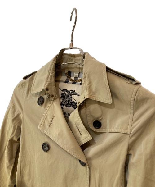 BURBERRY（バーバリー）BURBERRY (バーバリー) KENSINGTON LONG ケンジントントレンチコート ベージュ サイズ:UK 0の古着・服飾アイテム