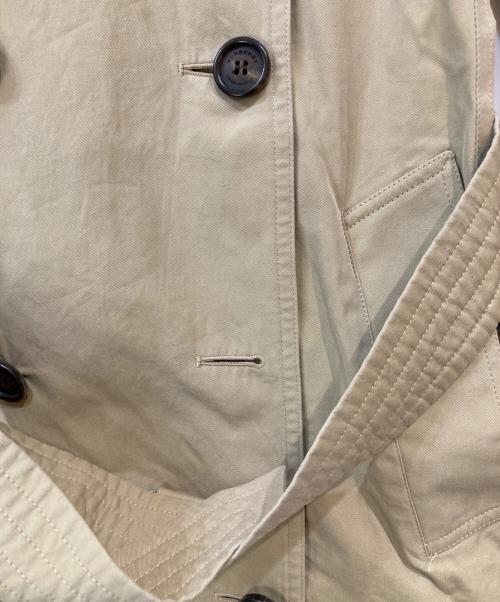BURBERRY（バーバリー）BURBERRY (バーバリー) KENSINGTON LONG ケンジントントレンチコート ベージュ サイズ:UK 0の古着・服飾アイテム