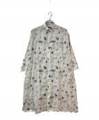 R&D.M.Co-OLDMAN'S TAILORオールドマンズテーラー）の古着「GOOD OLD DAYS シャツワンピース」｜ホワイト