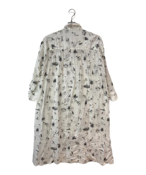 R&D.M.Co-OLDMAN'S TAILOR（オールドマンズテーラー）R&D.M.Co-OLDMAN'S TAILOR (オールドマンズテーラー) GOOD OLD DAYS シャツワンピース ホワイト サイズ:無の古着・服飾アイテム