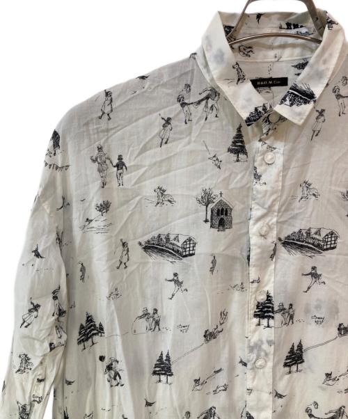 R&D.M.Co-OLDMAN'S TAILOR（オールドマンズテーラー）R&D.M.Co-OLDMAN'S TAILOR (オールドマンズテーラー) GOOD OLD DAYS シャツワンピース ホワイト サイズ:無の古着・服飾アイテム