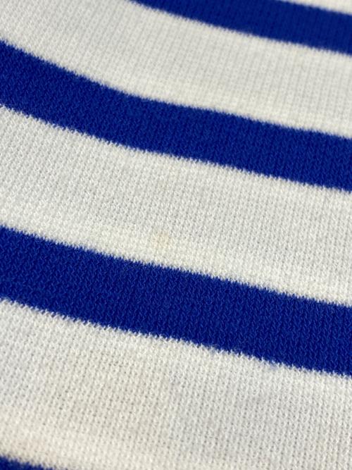 OUTIL（ウティ）OUTIL (ウティ) バスクシャツ ホワイト×ブルーの古着・服飾アイテム