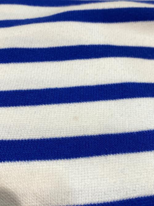 OUTIL（ウティ）OUTIL (ウティ) バスクシャツ ホワイト×ブルーの古着・服飾アイテム