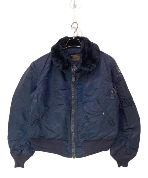 ALPHA（アルファ）ALPHA (アルファ) B-15C フライトジャケット ネイビー サイズ:40の古着・服飾アイテム