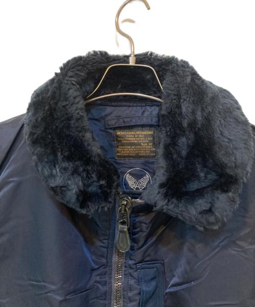 ALPHA（アルファ）ALPHA (アルファ) B-15C フライトジャケット ネイビー サイズ:40の古着・服飾アイテム