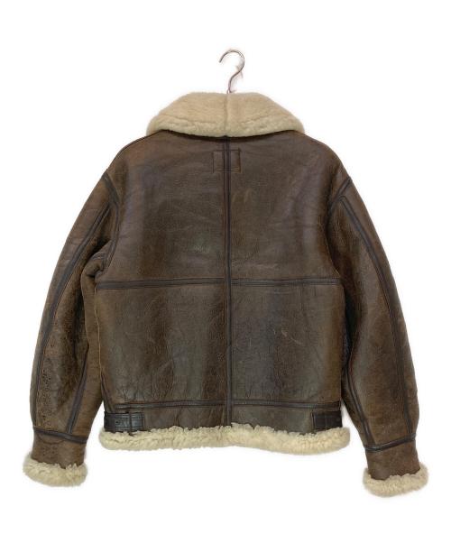 AVIREX（アヴィレックス）AVIREX (アヴィレックス) TYPE B-3 MOUTON FLIGHT JACKET ブラウン サイズ:36の古着・服飾アイテム