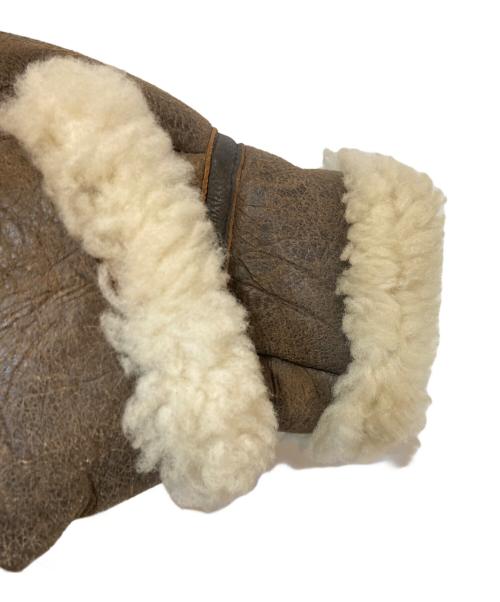 AVIREX（アヴィレックス）AVIREX (アヴィレックス) TYPE B-3 MOUTON FLIGHT JACKET ブラウン サイズ:36の古着・服飾アイテム