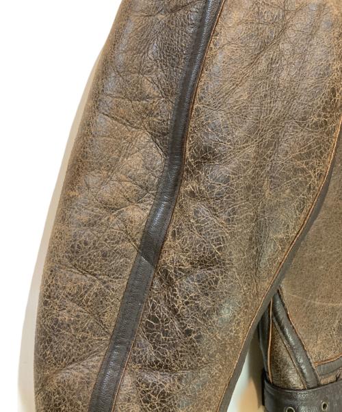 AVIREX（アヴィレックス）AVIREX (アヴィレックス) TYPE B-3 MOUTON FLIGHT JACKET ブラウン サイズ:36の古着・服飾アイテム