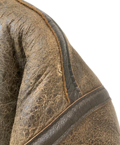 AVIREX（アヴィレックス）AVIREX (アヴィレックス) TYPE B-3 MOUTON FLIGHT JACKET ブラウン サイズ:36の古着・服飾アイテム