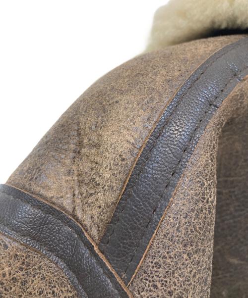 AVIREX（アヴィレックス）AVIREX (アヴィレックス) TYPE B-3 MOUTON FLIGHT JACKET ブラウン サイズ:36の古着・服飾アイテム