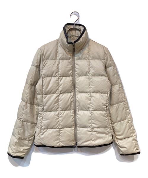 MONCLER（モンクレール）MONCLER (モンクレール) リバーシブルダウンジャケット ベージュの古着・服飾アイテム