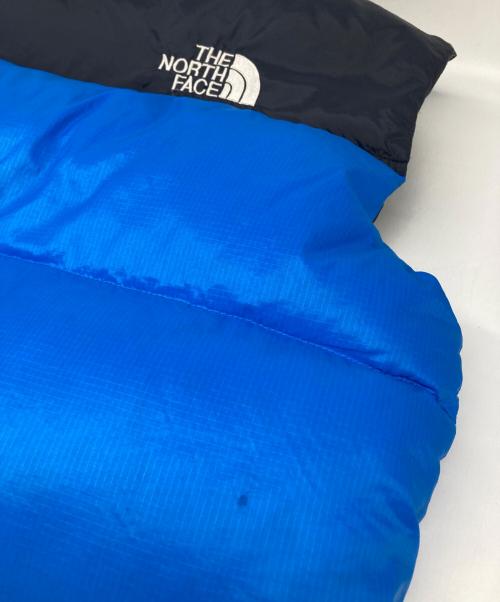 THE NORTH FACE（ザ ノース フェイス）THE NORTH FACE (ザ ノース フェイス) NUPTSE VEST ブラック×ブルー サイズ:Mの古着・服飾アイテム