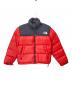 THE NORTH FACE（ザ ノース フェイス）の古着「NUPUTSE JACKET」｜ブラック×レッド