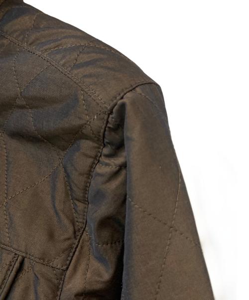 Barbour（バブアー）Barbour (バブアー) CAMERON LUX QUILT フーデッドジャケット ブラウン サイズ:46の古着・服飾アイテム
