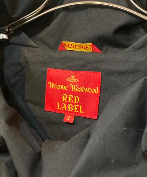 Vivienne Westwood RED LABEL（ヴィヴィアンウエストウッドレッドレーベル）Vivienne Westwood RED LABEL (ヴィヴィアンウエストウッドレッドレーベル) ショールカラーダウンジャケット ブラック サイズ:2の古着・服飾アイテム