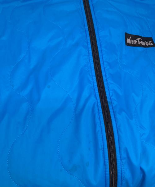 WILD THINGS（ワイルドシングス）WILD THINGS (ワイルドシングス) QUILTED PARKA/キルティングパーカー ブルー サイズ:XLの古着・服飾アイテム