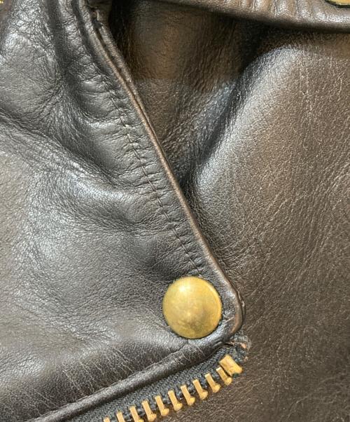 VANSON（バンソン）VANSON (バンソン) C2ダブルライダースジャケット ブラック サイズ:34の古着・服飾アイテム