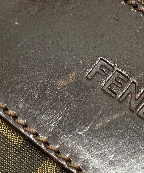 FENDI（フェンディ）FENDI (フェンディ) ズッカ柄ハンドバッグ ブラウンの古着・服飾アイテム