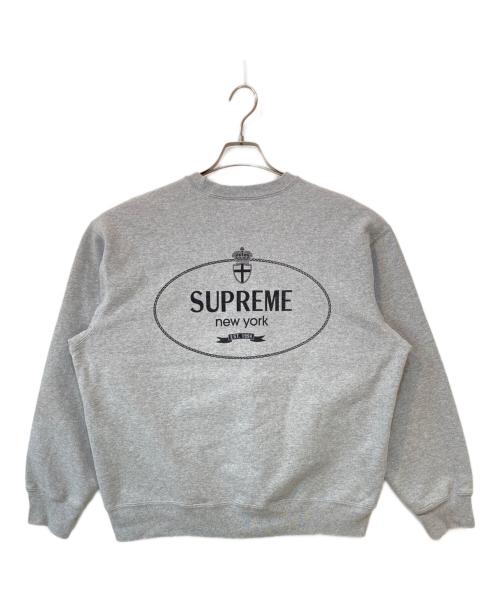 SUPREME（シュプリーム）SUPREME (シュプリーム) 24FW CREST CREWNECK スウェット グレー サイズ:Mの古着・服飾アイテム