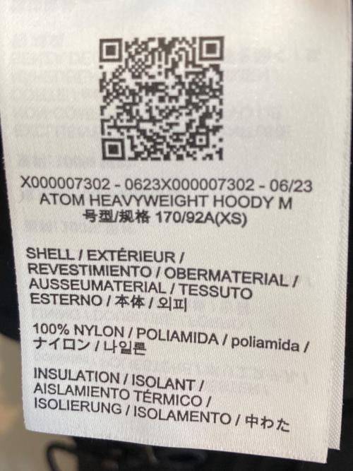 ARC'TERYX（アークテリクス）ARC'TERYX (アークテリクス) Atom Heavyweight Hoody /アトムヘビーウェイトフーディー中綿中綿ジャケット ブラック サイズ:XSの古着・服飾アイテム