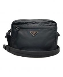 PRADA（プラダ）の古着「テスート ナイロンショルダーバッグ」｜ブラック