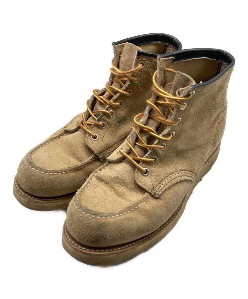 RED WING（レッドウィング）RED WING (レッドウィング) 6-inch Classic Moc ブーツ ベージュ サイズ:9の古着・服飾アイテム