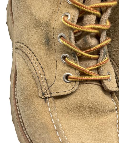 RED WING（レッドウィング）RED WING (レッドウィング) 6-inch Classic Moc ブーツ ベージュ サイズ:9の古着・服飾アイテム