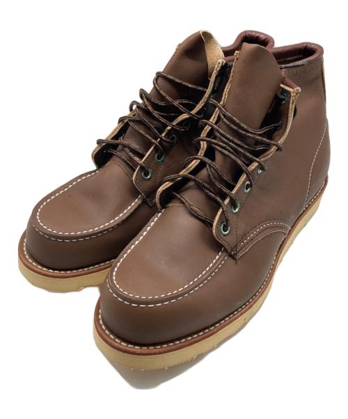 RED WING（レッドウィング）RED WING (レッドウィング) 6-inch Classic Moc ブーツ ブラウン サイズ:27㎝の古着・服飾アイテム