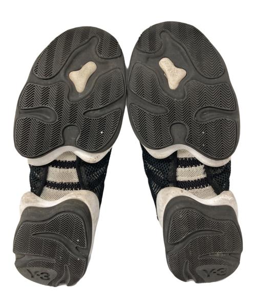 adidas（アディダス）adidas (アディダス) Y-3 (ワイスリー) RENメッシュスニーカー ブラック サイズ:27cmの古着・服飾アイテム