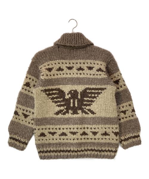 KANATA（カナタ）KANATA (カナタ) 50's Vintage カウチンニットカーディガン ブラウン サイズ:なしの古着・服飾アイテム